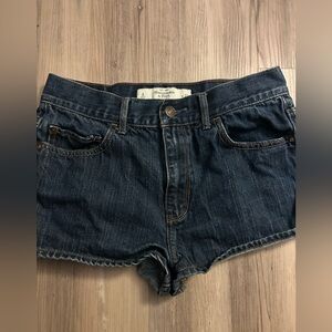 Abercrombie & Fitch Indigo Jean Shorts